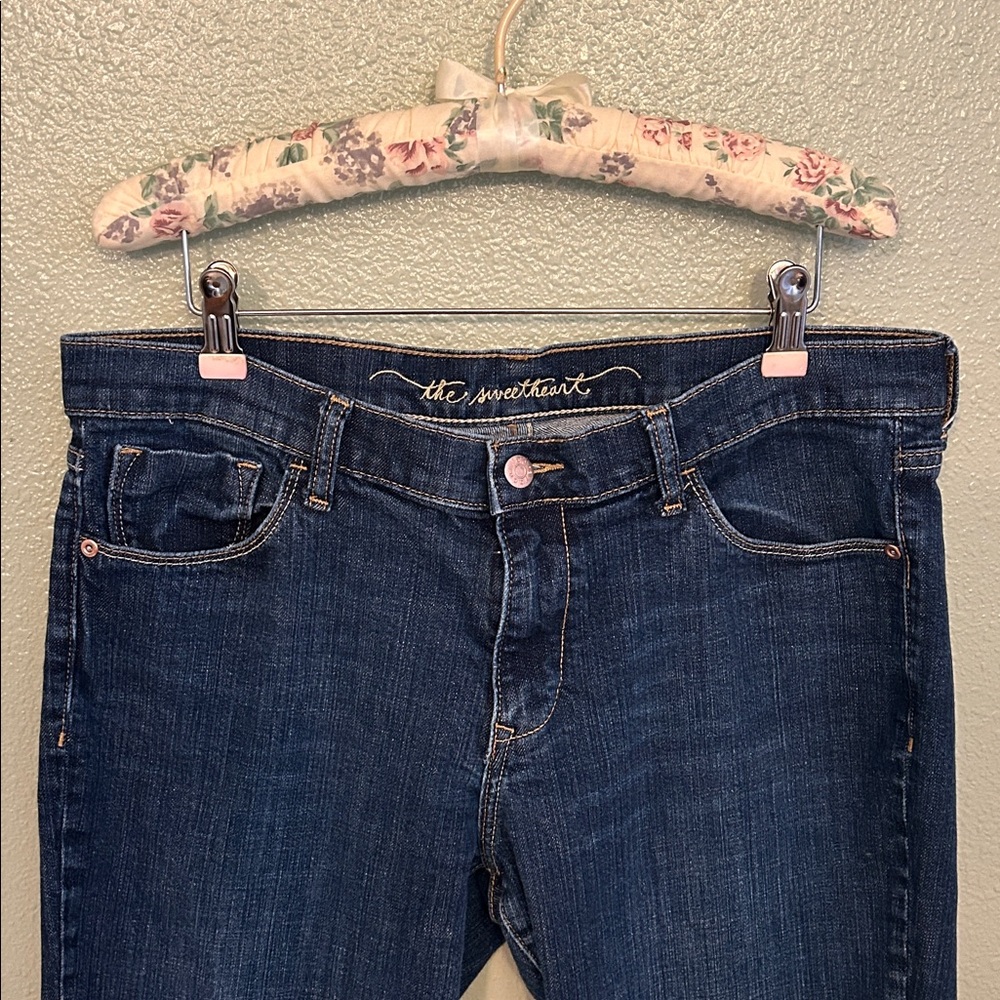 Vintage Old Navy Long Low Rise Sweetheart Bootcut Jeans - actual low rise - Picture 2 of 5